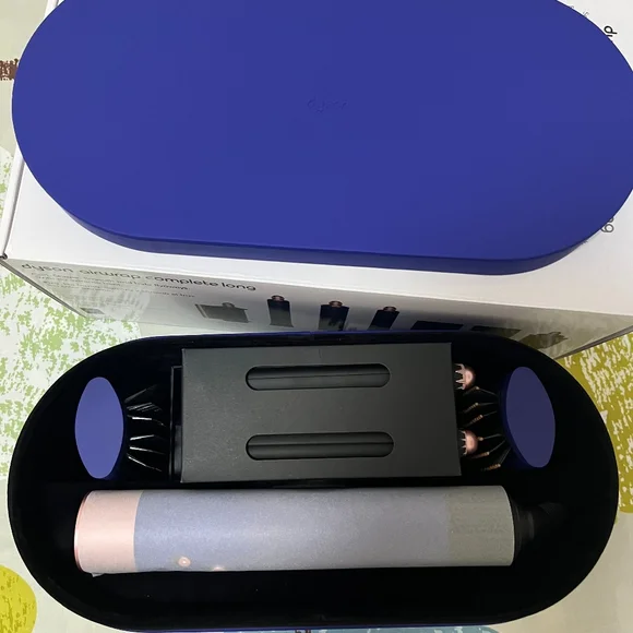 Dyson Airwrap Complete Long Blue and Rose Gold